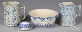 FOUR PIECES BLUE AND WHITE SPO