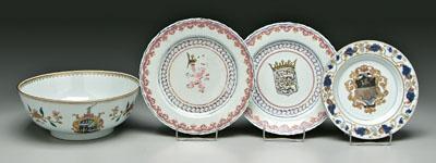 Four pieces Chinese export