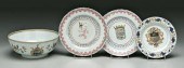 Four pieces Chinese export por