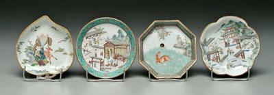 Four pieces Chinese porcelain: