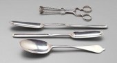 Four pieces English silver: ma