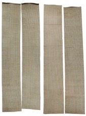 Four Pieces Flat-Woven Carpet