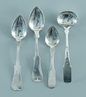 Four pieces Kentucky coin silver:
