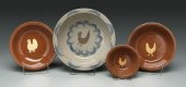 Four pieces modern Jugtown pot