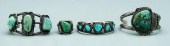 Four pieces Navajo jewelry: th