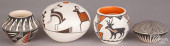 FOUR PIECES OF ACOMA INDIAN PO