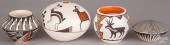 FOUR PIECES OF ACOMA INDIAN PO