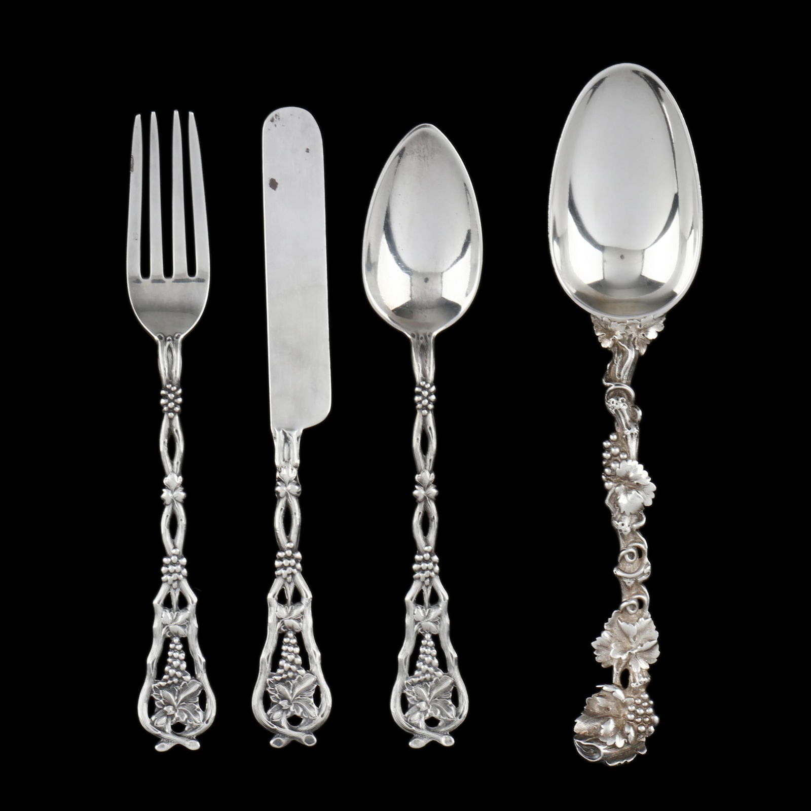 FOUR PIECES OF AMERICAN SILVER