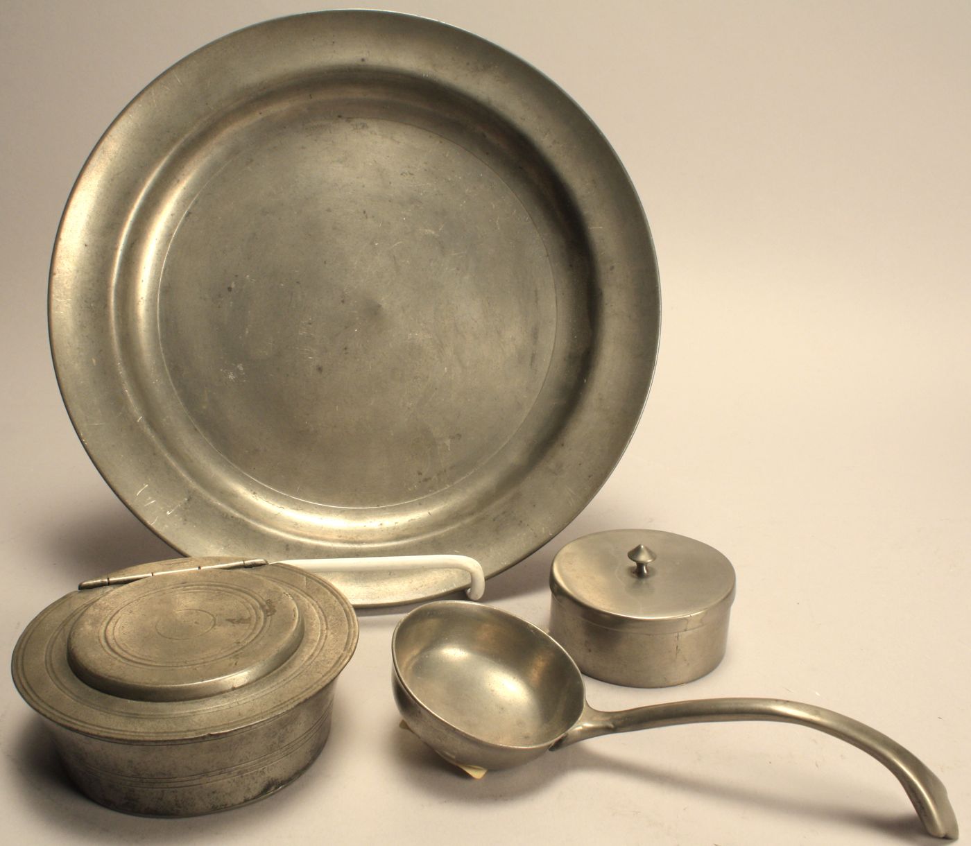 FOUR PIECES OF ANTIQUE AMERICAN