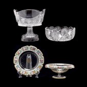 FOUR PIECES OF ANTIQUE GLASS 1