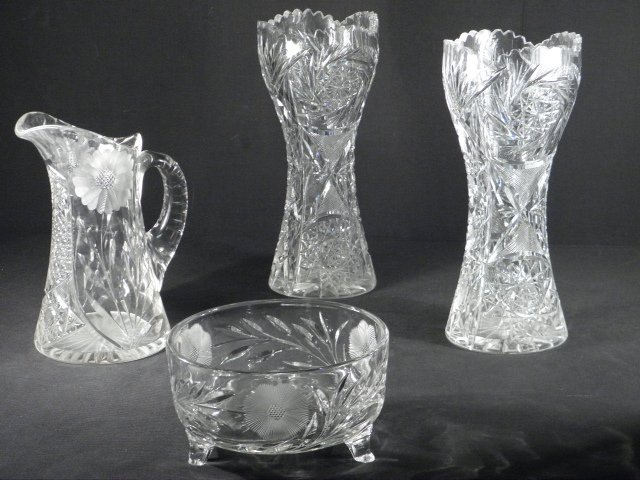 Four pieces of assorted cut