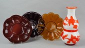 FOUR PIECES OF BEIJING GLASSFO