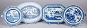 FOUR PIECES OF CANTON PORCELAI