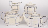 FOUR PIECES OF CASTLEFORD CHIN