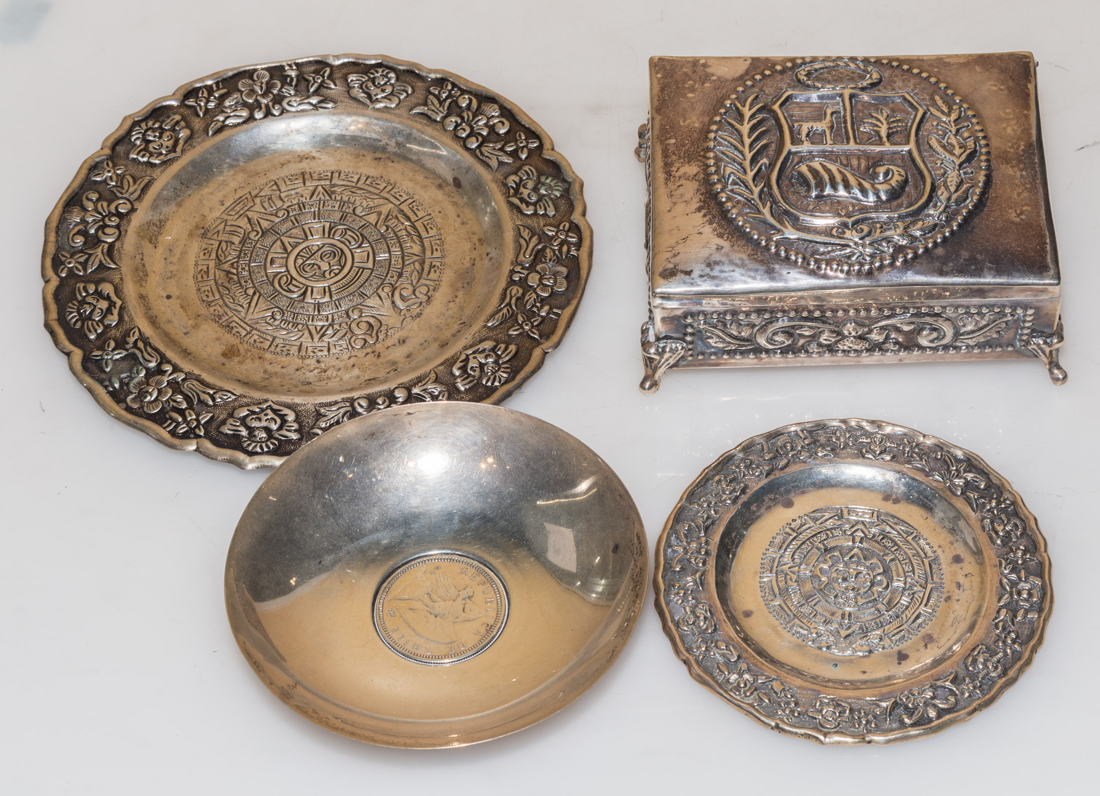 FOUR PIECES OF CENTRAL & SOUTH