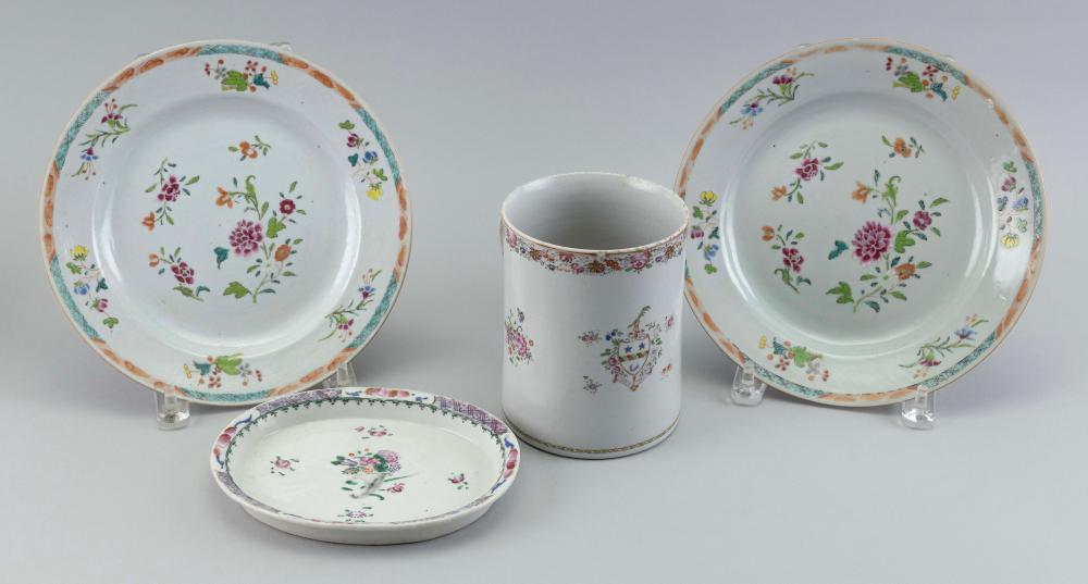 FOUR PIECES OF CHINESE EXPORT