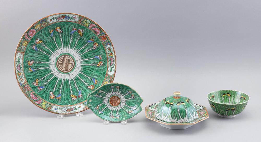 FOUR PIECES OF CHINESE EXPORT