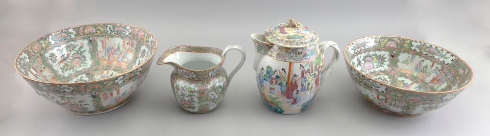 FOUR PIECES OF CHINESE EXPORT