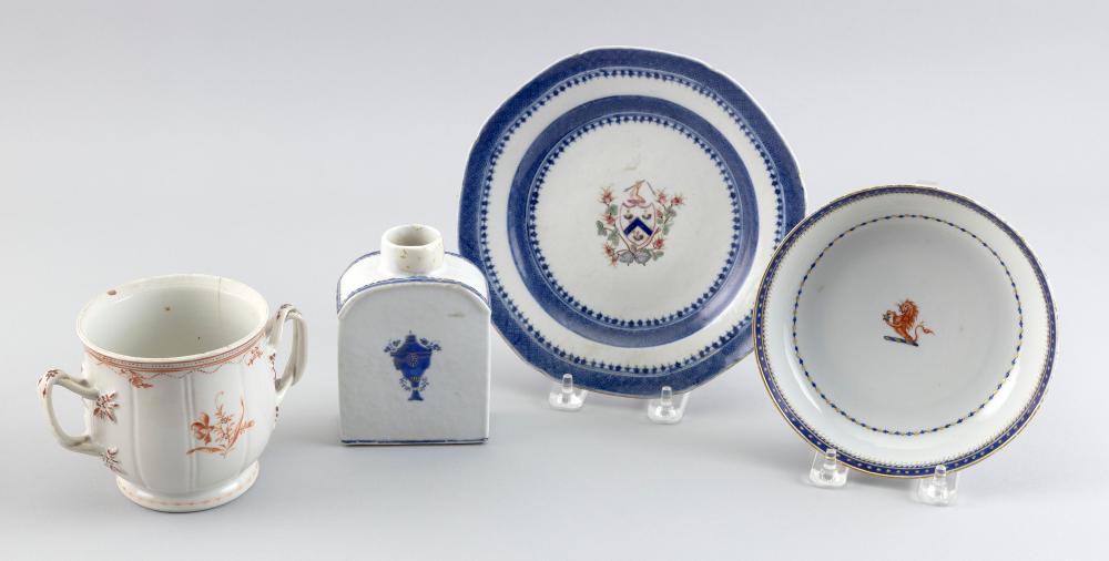 FOUR PIECES OF CHINESE EXPORT