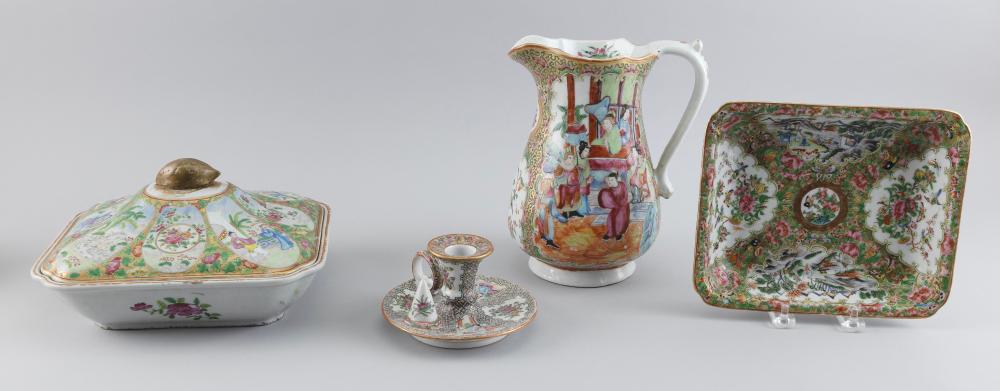 FOUR PIECES OF CHINESE EXPORT