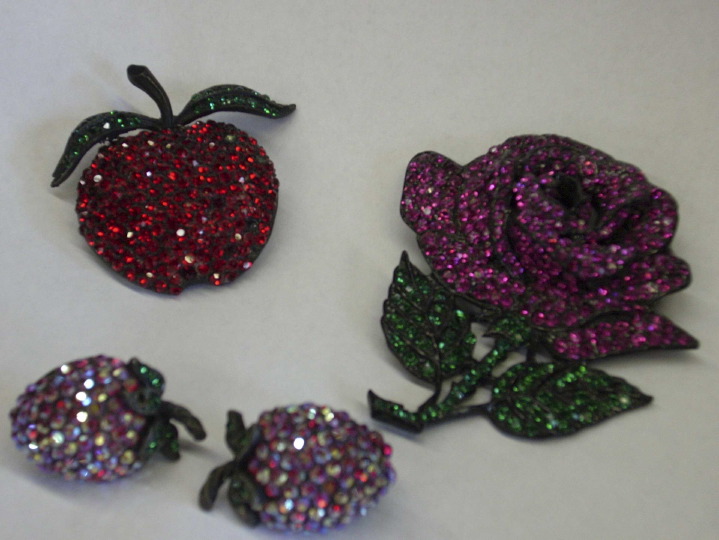 Four Pieces of Colorful Costume