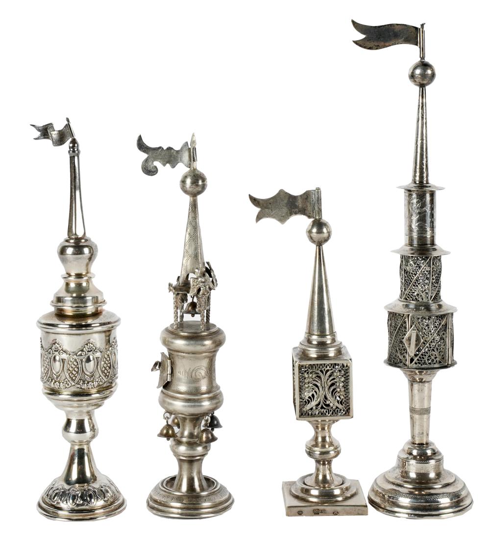 FOUR PIECES OF CONTINENTAL SILVER