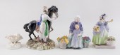 FOUR PIECES OF ENGLISH PORCELA