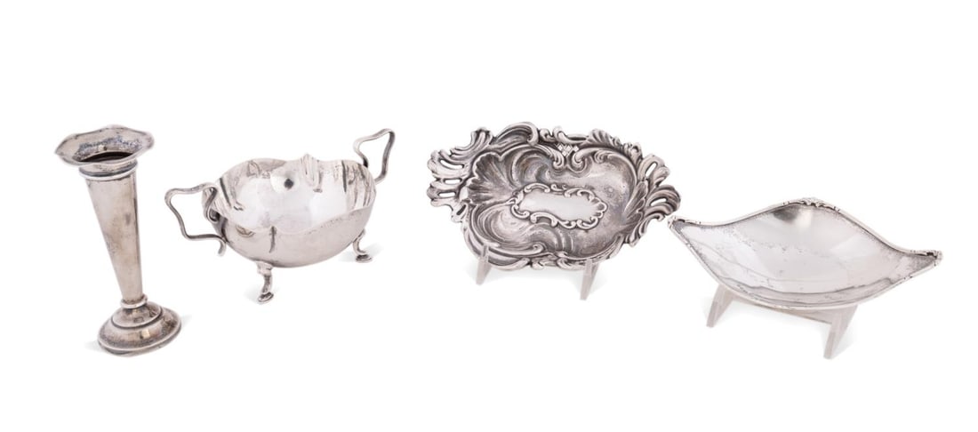 FOUR PIECES OF ENGLISH STERLING