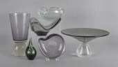 Four pieces of Erickson art gl