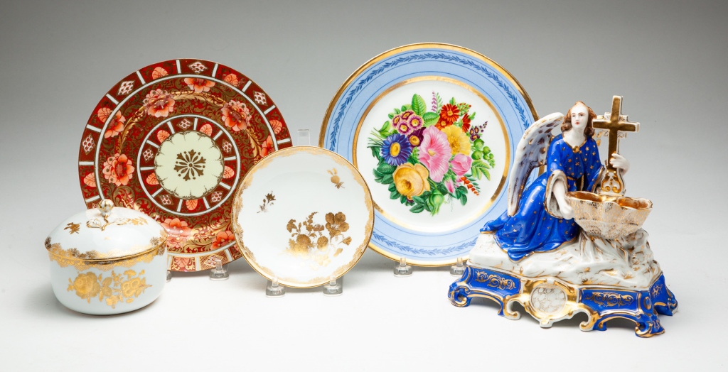 FOUR PIECES OF EUROPEAN