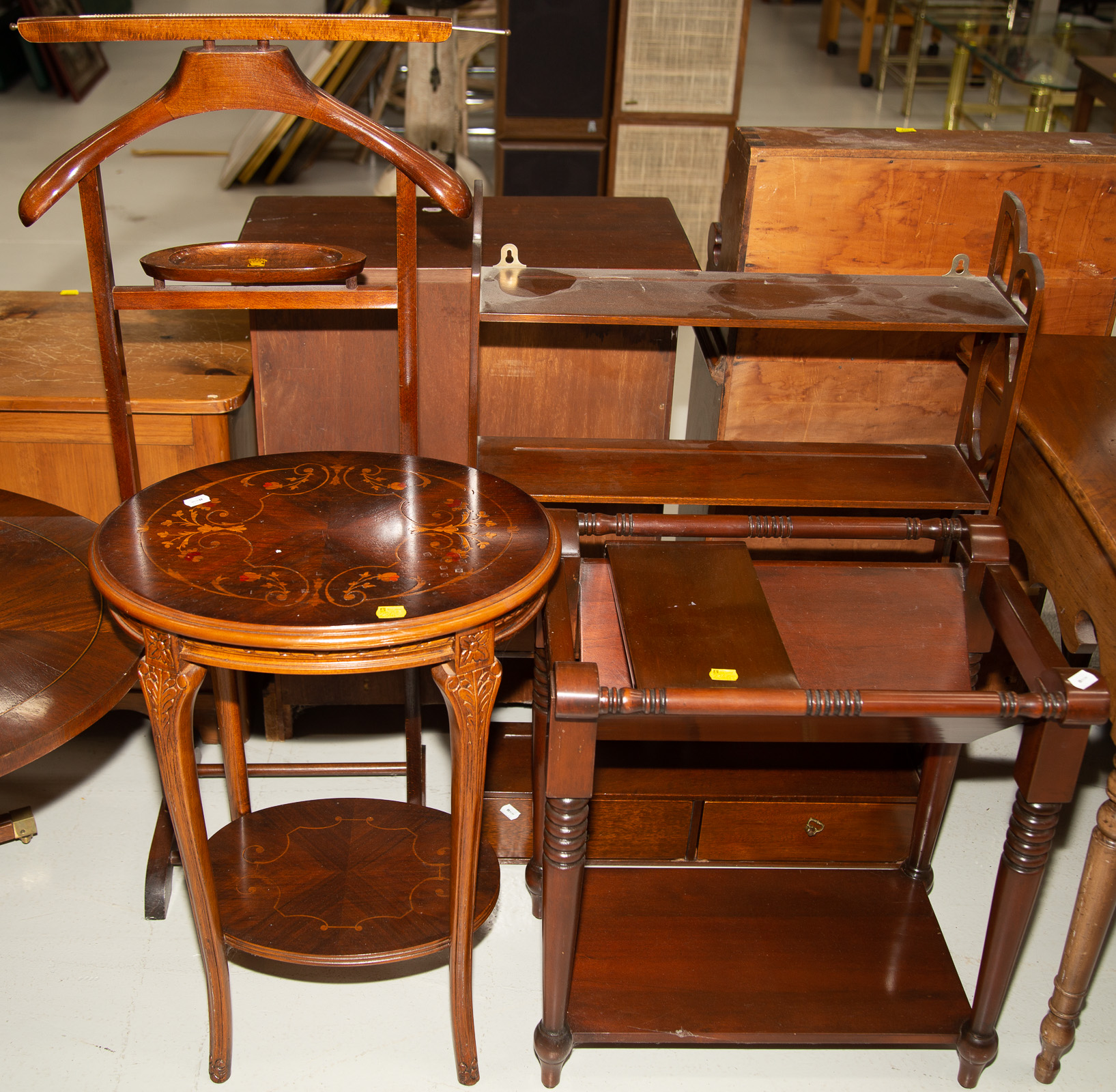 FOUR PIECES OF FURNITURE Includes a