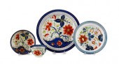 Four pieces of Gaudy Dutch por