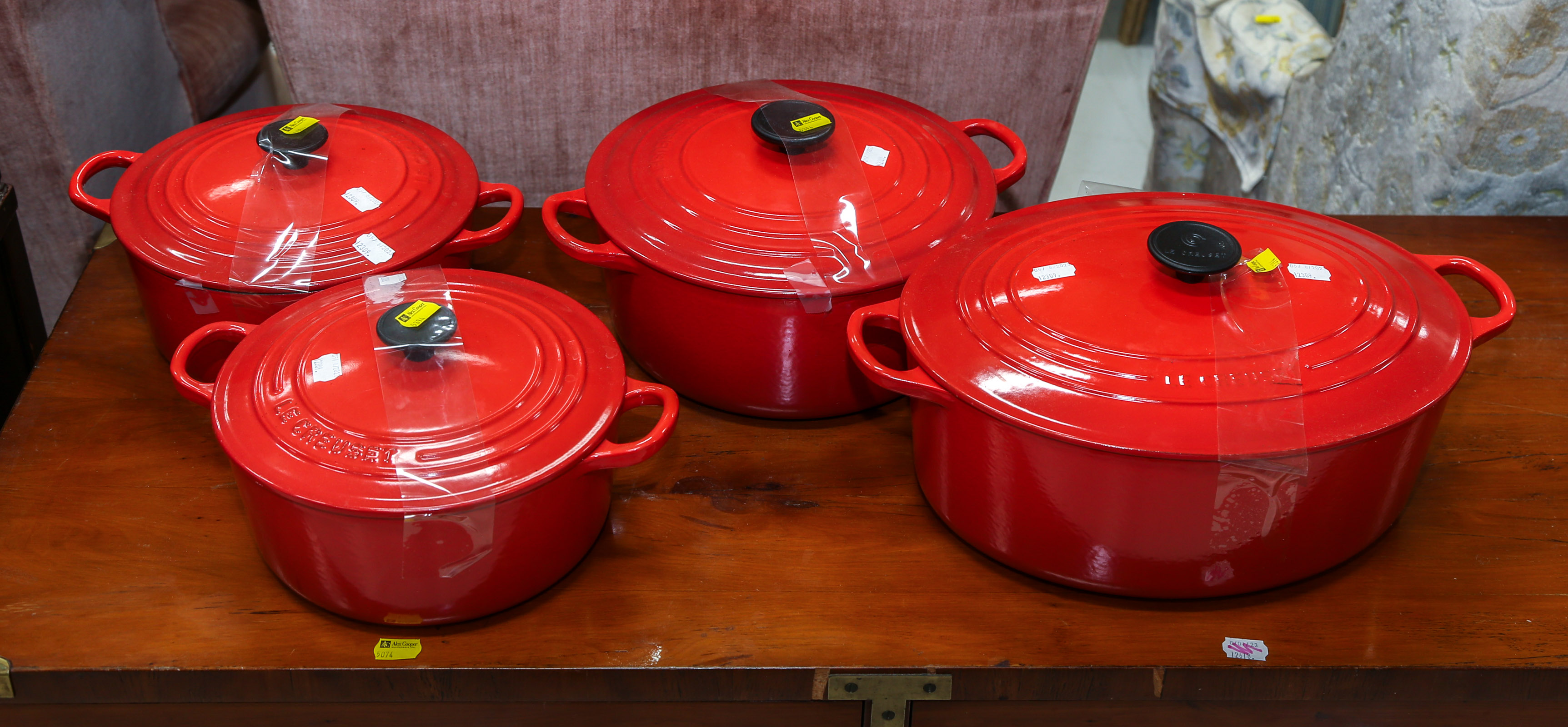 FOUR PIECES OF LE CREUSET BAKING