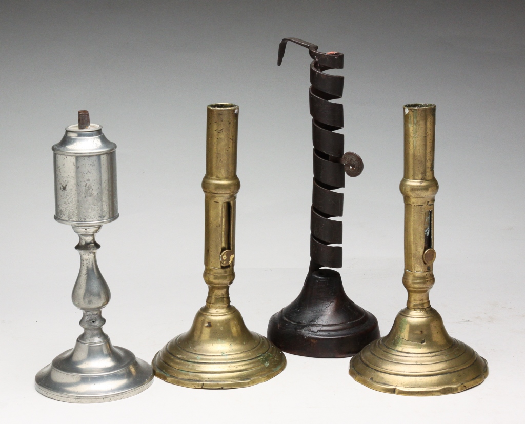 FOUR PIECES OF LIGHTING. Nineteenth
