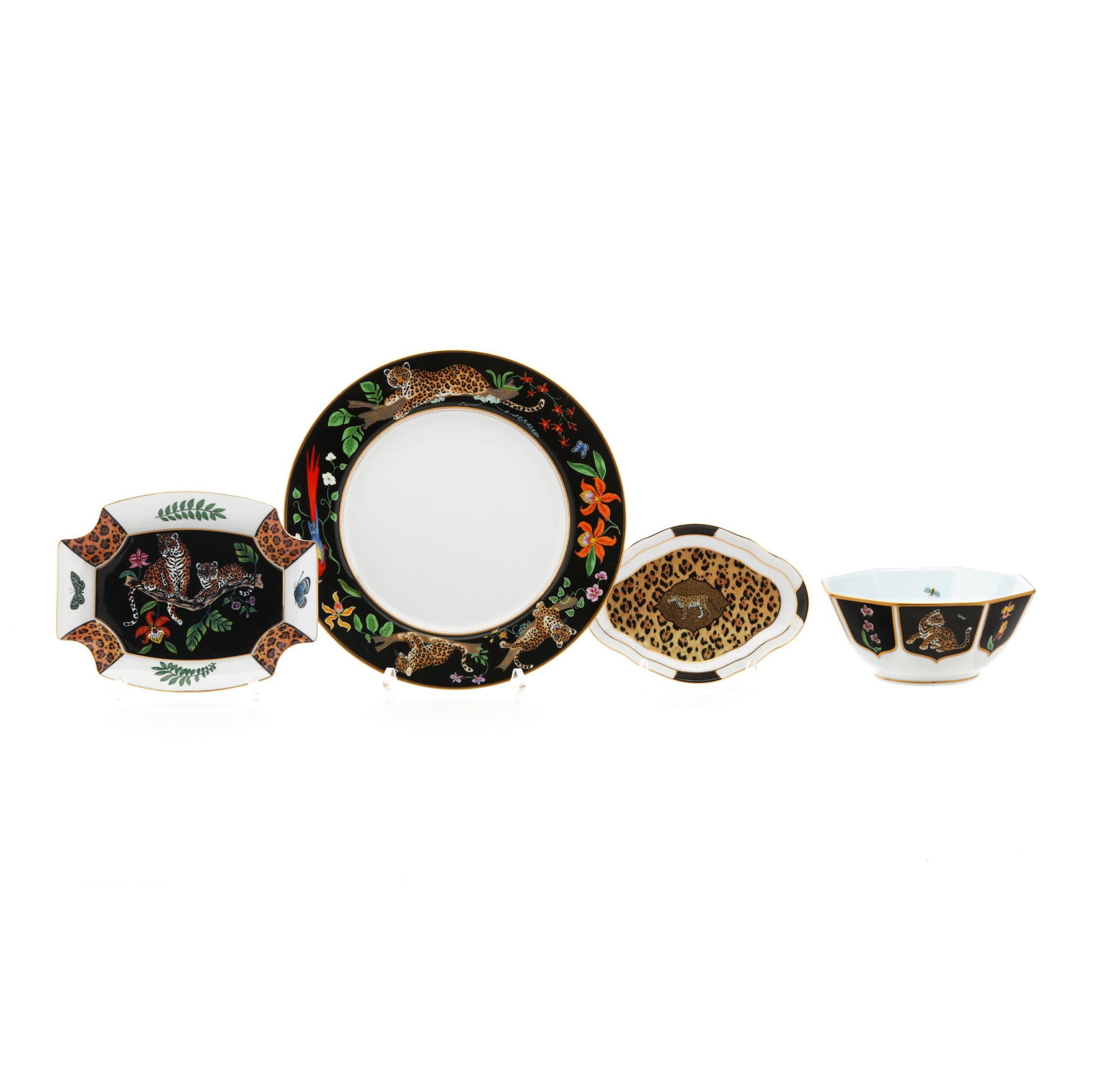 FOUR PIECES OF LYNN CHASE JAGUAR