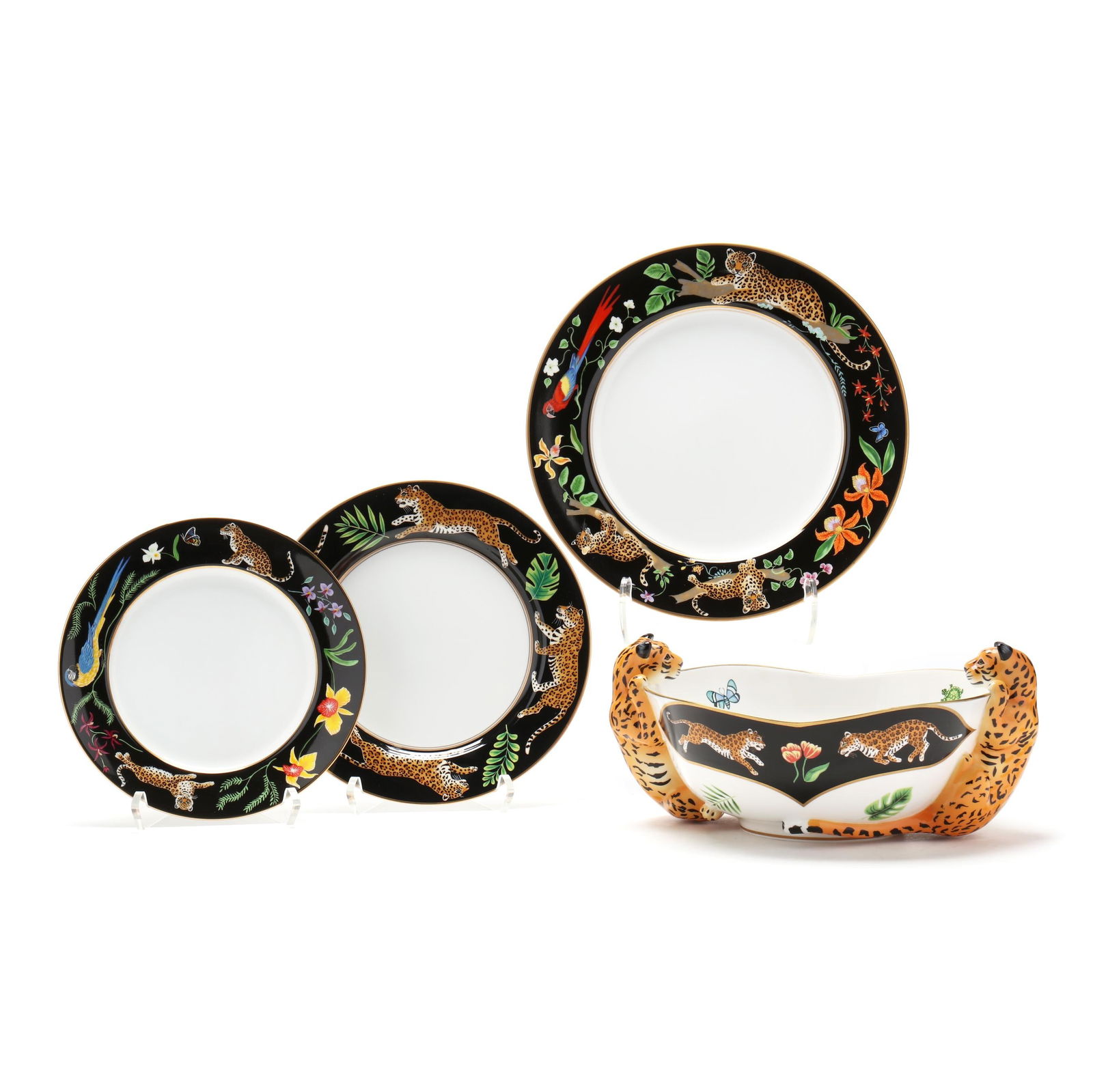 FOUR PIECES OF LYNN CHASE JAGUAR