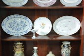FOUR PIECES OF MEISSEN CHINA.