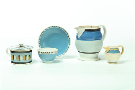 FOUR PIECES OF MOCHA.  England  1st