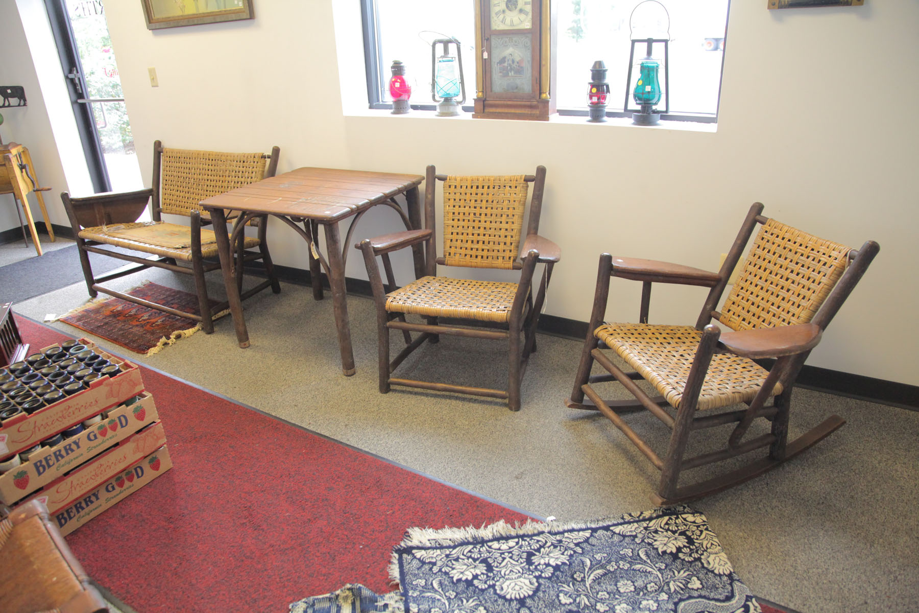 FOUR PIECES OF OLD HICKORY