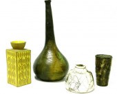 Four pieces of pottery includi