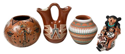 FOUR PIECES OF PUEBLO