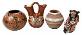 FOUR PIECES OF PUEBLO POTTERY2