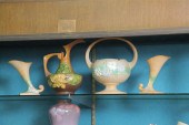 FOUR PIECES OF ROSEVILLE POTTE