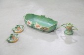 FOUR PIECES OF ROSEVILLE POTTE