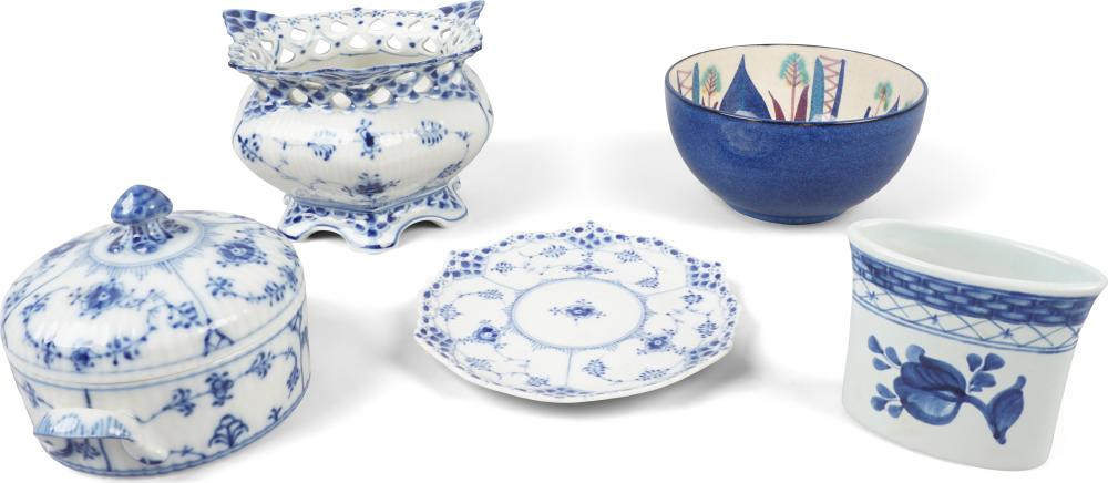 FOUR PIECES OF ROYAL COPENHAGEN