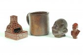 FOUR PIECES OF SEWERTILE.  Ame