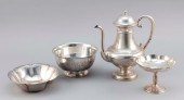 FOUR PIECES OF SILVER HOLLOWWA
