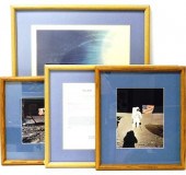 Four pieces of space memorabil