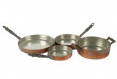 FOUR PIECES OF VINTAGE COPPER