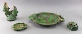 FOUR PIECES OF WELLER COPPERTO